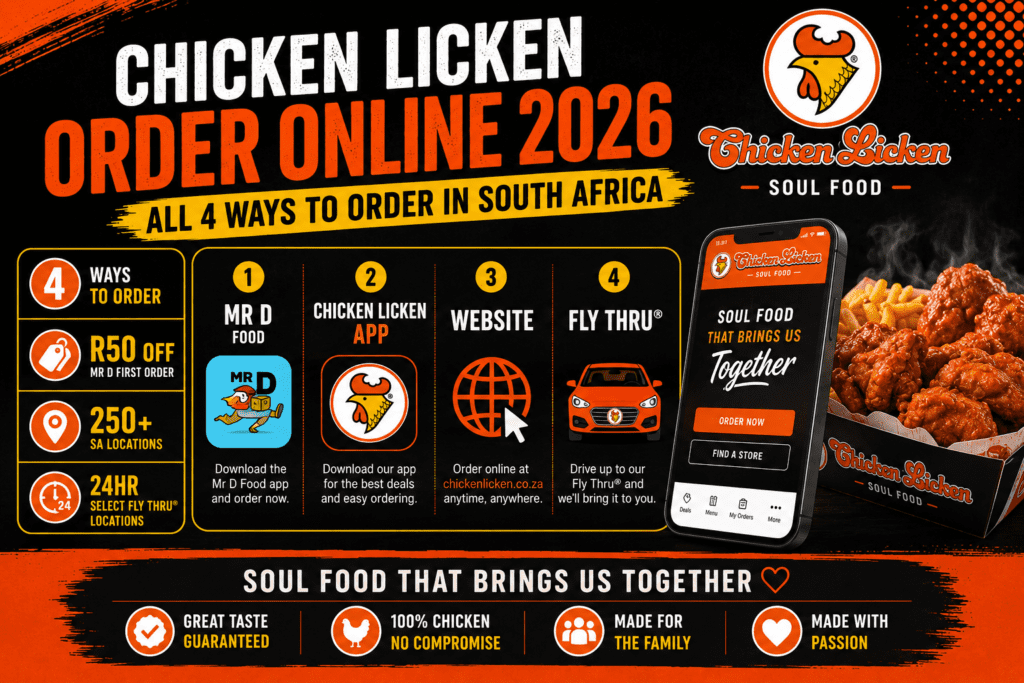 chicken licken order online